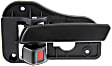 Front Or Rear, Passenger Side Black Interior Door Handle
