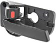 2007-2012 Kia Rondo - Front Or Rear, Driver Side Black Interior Door Handle, With Door Lock Button