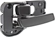 2007-2012 Kia Rondo - Front Or Rear, Driver Side Black Interior Door Handle, With Door Lock Button