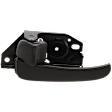 Front Or Rear, Driver Side Textured Black Interior Door Handle
