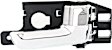 Front or Rear, Passenger Side Chrome Interior Door Handle, With door lock button, Sport Utility