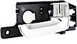 Front or Rear, Passenger Side Chrome Interior Door Handle, With door lock button, Sport Utility