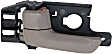 Front Or Rear, Driver Side Beige Interior Door Handle, With Door Lock Button, Sport Utility