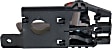 Front Or Rear, Driver Side Beige Interior Door Handle, With Door Lock Button, Sport Utility