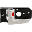 Front Or Rear, Driver Side Painted Silver Interior Door Handle