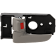Front Or Rear, Driver Side Gray Interior Door Handle