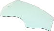 Front, Passenger Side Door Glass, Green Tint, Without Clips, For Models Without Acoustic Interlayer, Replaces NAGS No. FD24942 GTNN