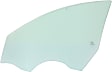 Front, Passenger Side Door Glass, Green Tint, Without Clips, For Models Without Acoustic Interlayer, Replaces NAGS No. FD24942 GTNN