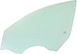 Front, Driver Side Door Glass, Green Tint, Without Clips, For Models Without Acoustic Interlayer, Replaces NAGS No. FD24943 GTNN