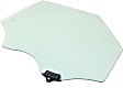 Front, Passenger Side Door Glass, Green Tint, Replaces NAGS No. FD26074 GTYN