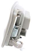 Rear, Passenger Side Beige Interior Door Handle, Without Door Lock Hole