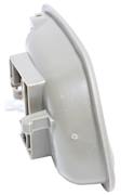 Rear, Passenger Side Beige Interior Door Handle, Without Door Lock Hole