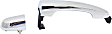 2013 Kia Sorento - Rear, Passenger Side Chrome Exterior Door Handle, Without Key Hole