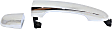 2015 Kia Sorento - Rear, Driver Side Chrome Exterior Door Handle, Without Key Hole