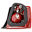 Driver Side Tail Light, with Bulb, Halogen, Clear and Red Lens, Sedan, Production Date From December 1 2003 To September 1 2006