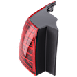 Driver Side, Outer Tail Light, with Bulb, Halogen, Clear and Red Lens, Korea Built Vehicle, Except Hybrid Model