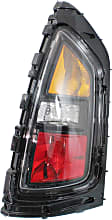 Passenger Side Tail Light, with Bulb, Halogen, Amber, Clear and Red Lens