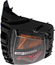 Passenger Side Tail Light, with Bulb, Halogen, Amber, Clear and Red Lens