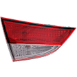 Driver Side, Inner Tail Light, with Bulb, Halogen, Clear and Red Lens
