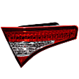 Driver Side, Inner Tail Light, with Bulb, LED, Clear and Red Lens