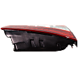 Driver Side, Inner Tail Light, with Bulb, LED, Clear and Red Lens