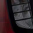 2014-2019 Kia Soul - Driver Side Tail Light, with Bulb, Halogen, Clear and Red Lens