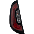 Driver Side Tail Light, with Bulb, Halogen, Clear and Red Lens, CAPA CERTIFIED