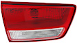 Driver Side, Inner Tail Light, with Bulb, Halogen, Clear and Red Lens