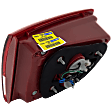 2016 Kia Sorento - Passenger Side, Inner Halogen Tail Light, With bulb(s), Mounts on Liftgate, OE Replacement, CAPA Certified