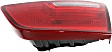 Passenger Side, Inner Tail Light, with Bulb, Halogen, Clear and Red Lens, CAPA CERTIFIED