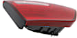 Driver Side, Inner Tail Light, with Bulb, Halogen, Clear and Red Lens, Except Hybrid Model, USA Built Vehicle