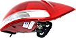 2016-2018 Kia Sorento - Passenger Side, Outer Tail Light, with Bulb, Halogen, Clear and Red Lens