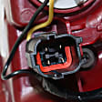 Driver Side, Outer Tail Light, with Bulb, Halogen, Clear and Red Lens