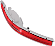 Rear, Driver Side Bumper Reflector