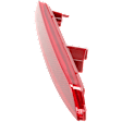 Rear, Passenger Side Bumper Reflector