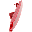 Rear, Driver Side Bumper Reflector