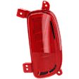 Rear, Passenger Side Bumper Reflector