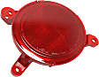 Rear, Driver Side Bumper Reflector