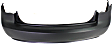 Rear Primed Bumper Cover, For Models Without Chrome Package, CAPA Certified