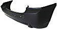 Rear Primed Bumper Cover, EX/LX/LX Luxury Models, 6 Cyl., 2.7L Engine, For Models Without Luxury Package, CAPA Certified