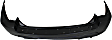 Rear Primed Bumper Cover, 2.7L Engine, For Models Without Luxury Package, With Dual Exhaust Holes, CAPA Certified