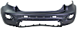 Rear Primed Bumper Cover CAPA Certified