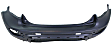 Rear Primed Bumper Cover CAPA Certified