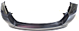 Rear Primed Bumper Cover, Except Hybrid Model, USA Built Vehicles, Without Parking Aid Sensor Holes, CAPA Certified
