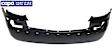 Rear Primed Bumper Cover, Sedan, CAPA Certified
