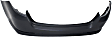 Rear Primed Bumper Cover, Without Parking Aid Sensor Holes, SX Model, USA Built Vehicles, CAPA Certified