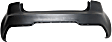 Rear Primed Bumper Cover, Hatchback, CAPA Certified