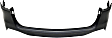 Rear, Upper Primed Bumper Cover, EX/L/LX Models, Without Parking Aid Sensor Holes, CAPA Certified