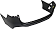 Rear, Upper Primed Bumper Cover, EX/L/LX Models, Without Parking Aid Sensor Holes, CAPA Certified