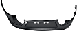 Rear Textured Bumper Cover, 4 Cyl., 2.4L Engine, Production Date Up To February 11, 2011, With Parking Aid Sensor Holes